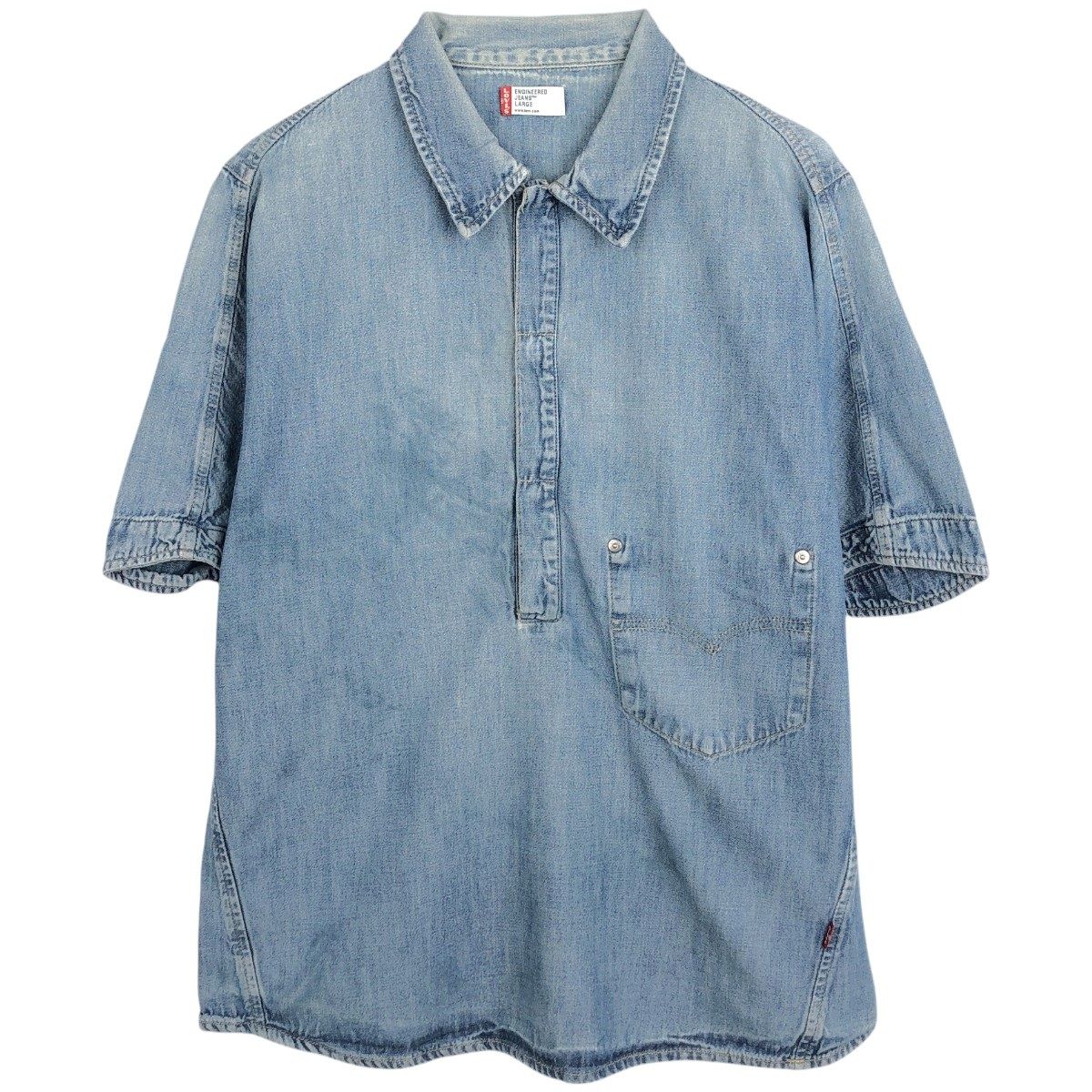古着 00年代 リーバイス Levi's ENGINEERED エンジニアード 半袖 デニムシャツ メンズL相当/eaa670061 6,270円