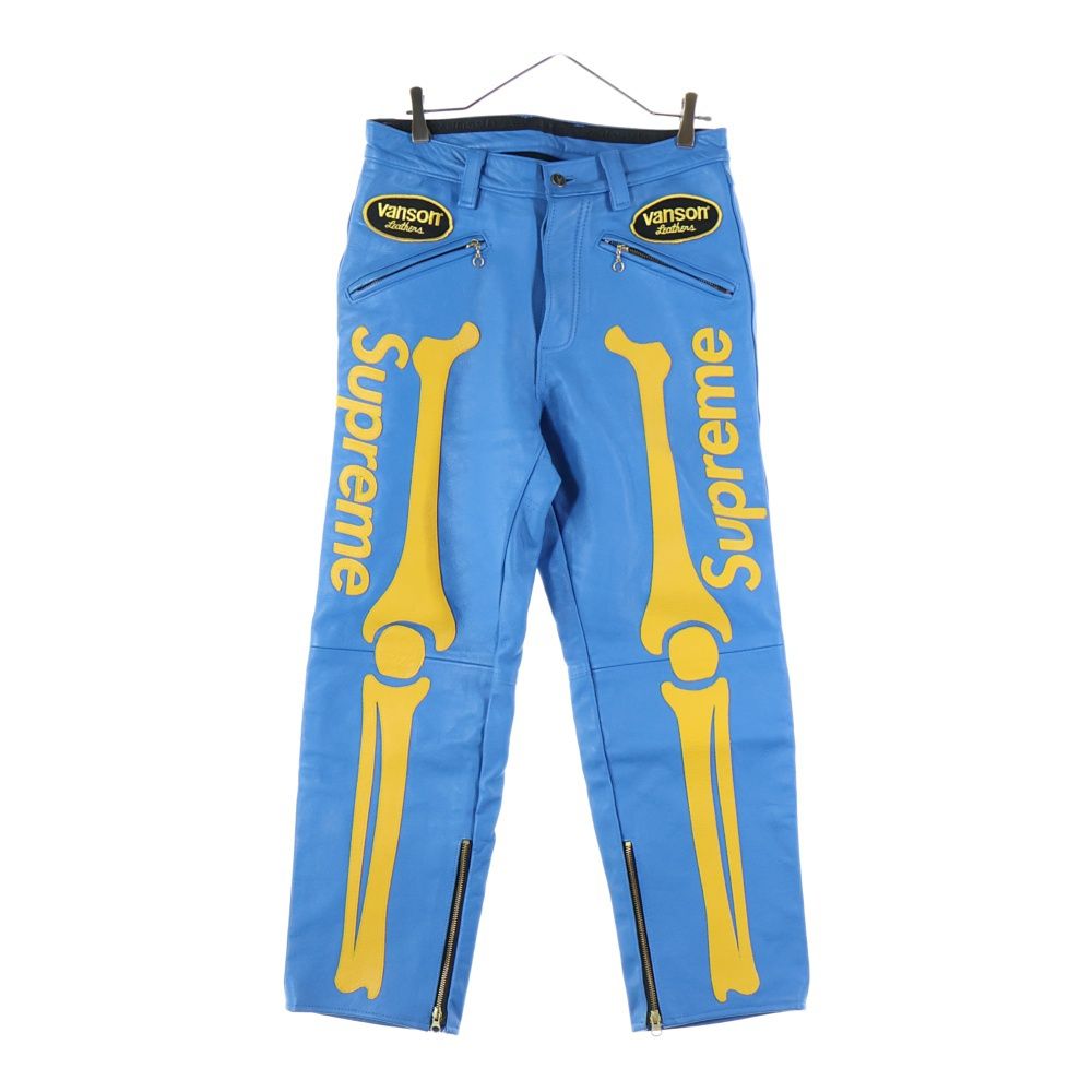 SUPREME (シュプリーム) 17AW×Vanson Leather Bones Pant ×バンソン