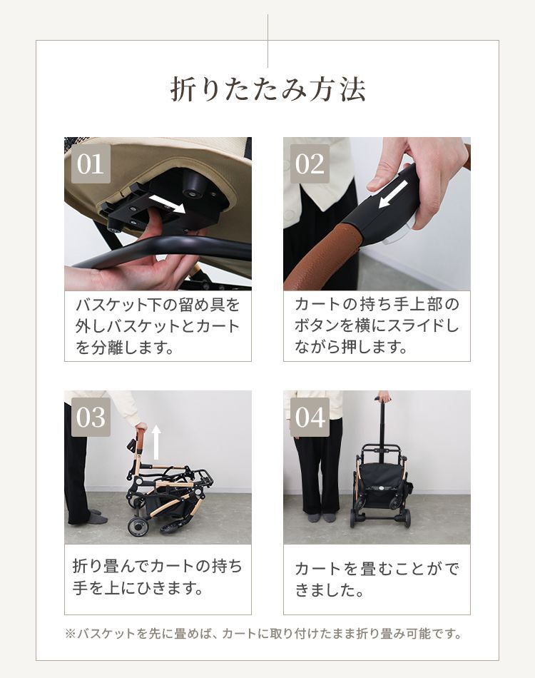 プレミアムモデル】ペットカート 分離 折りたたみ 4輪 分離式 対面式