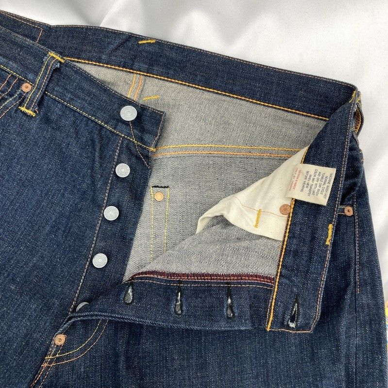 EVISU エヴィス Lot.2001 No.3 ストレートデニムパンツ サイズ36×35