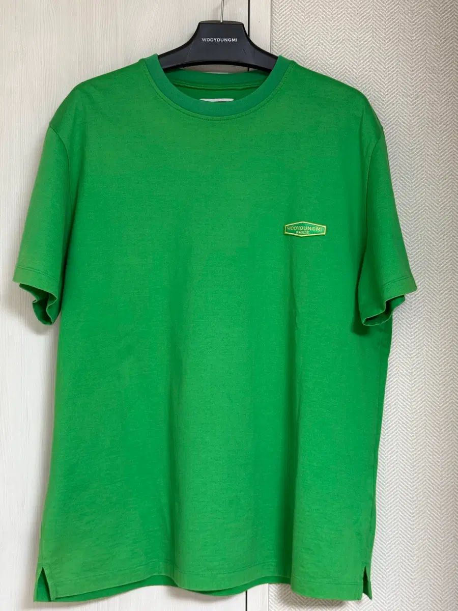 (48) 22ss ウーヨンミ バックロゴ 半袖 Tシャツ グリーン