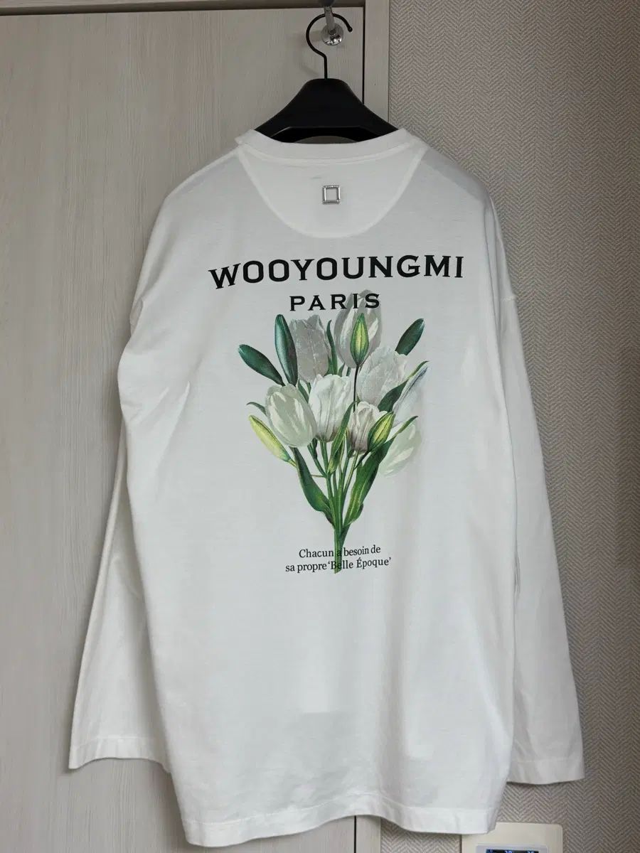 (46) 22ss WOOYOUNGMI ウーヨンミ フラワー ロングスリーブ Tシャツ 白 32,373円