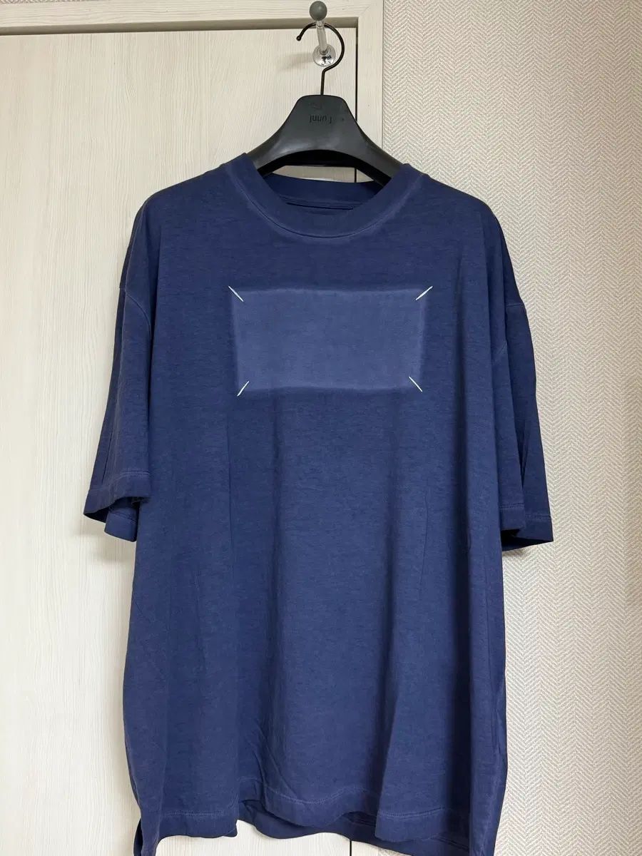 メゾンマルジェラ スティッチ 半袖 Tシャツ ネイビー