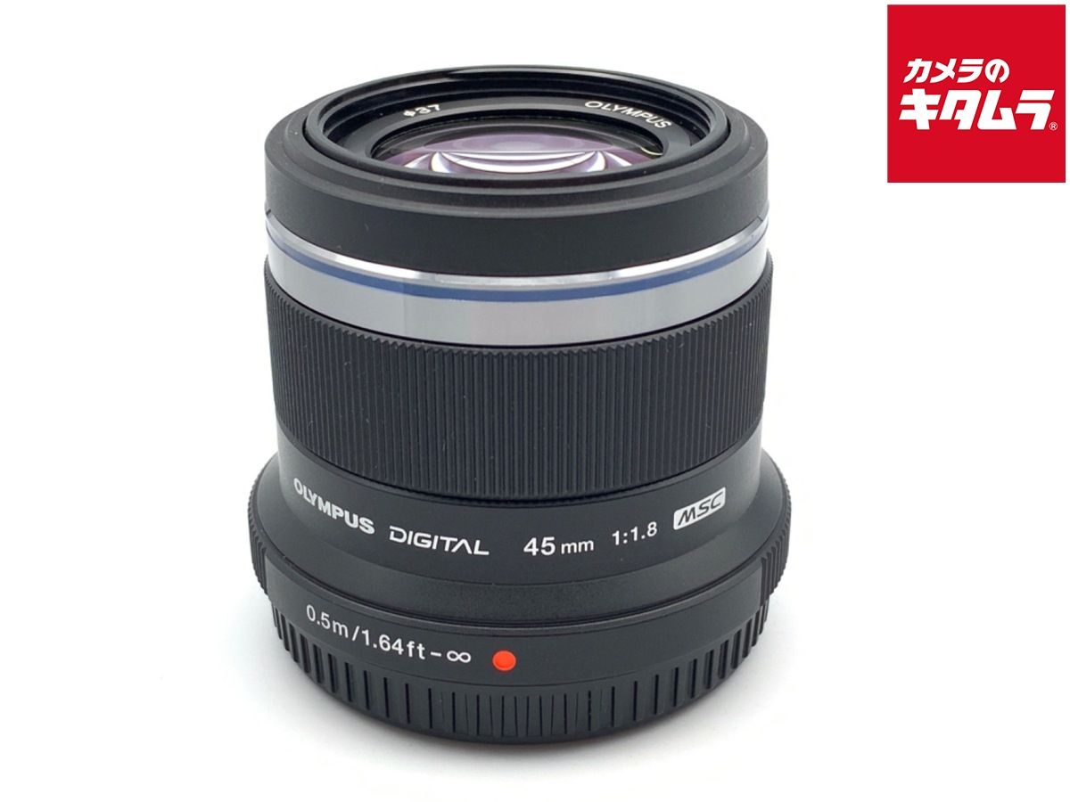 【中古】 【美品】 オリンパス M.ZUIKO DIGITAL 45mm F1.8 ブラック 19,642円