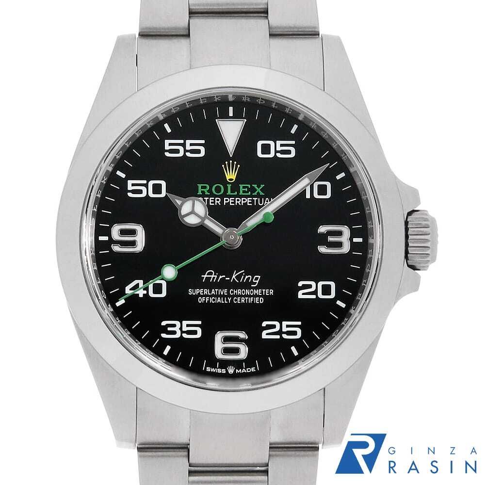 ロレックス エアキング 126900 ブラック ランダム番 中古 メンズ