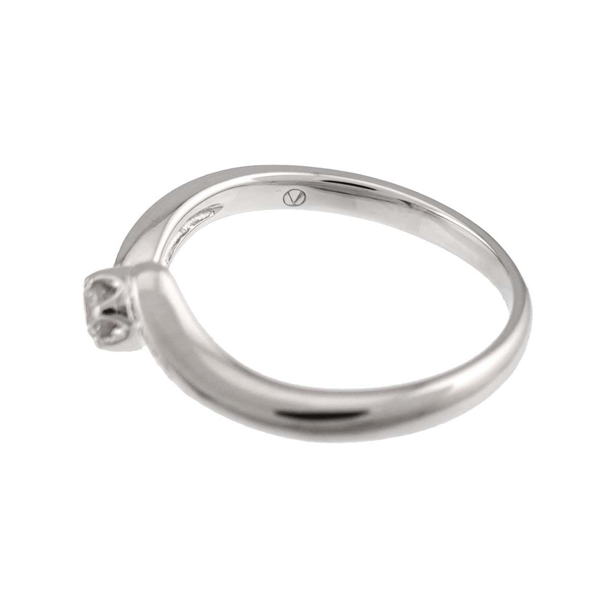 ヴァンドーム Vendome 8号 リング ダイヤ 0.10ct Pt プラチナ 指輪 Diamond Ring 90329656