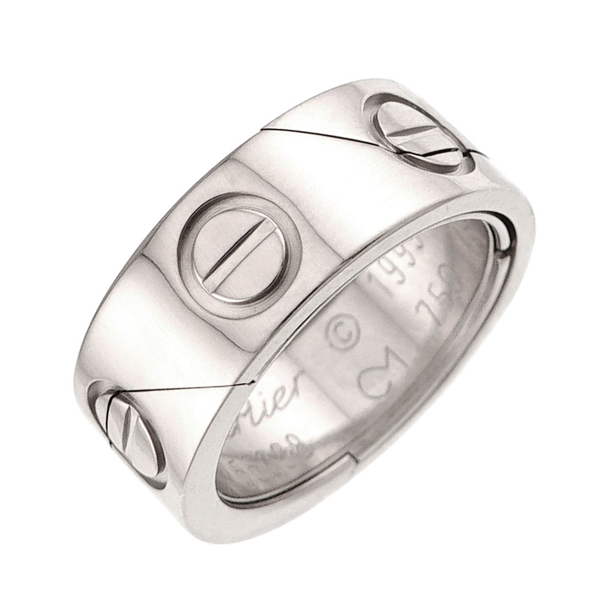 カルティエ Cartier アストロ ラブ #48 リング K18 WG ホワイトゴールド 750 指輪 Love Ring 90332247