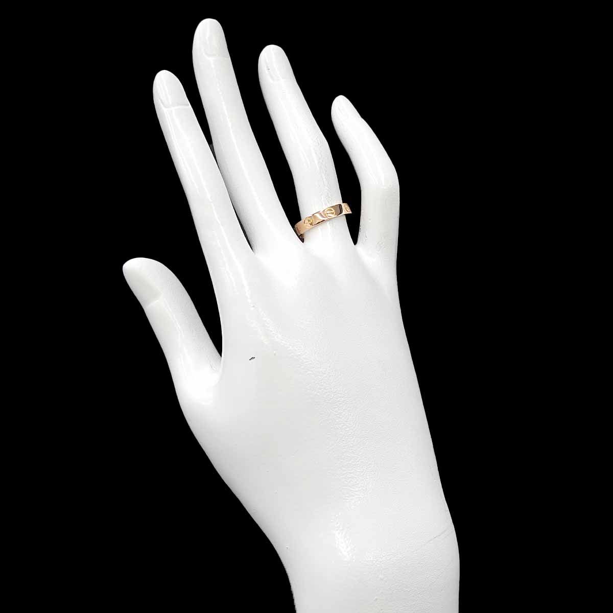 カルティエ Cartier ミニラブ #52 リング K18 PG ピンクゴールド 750