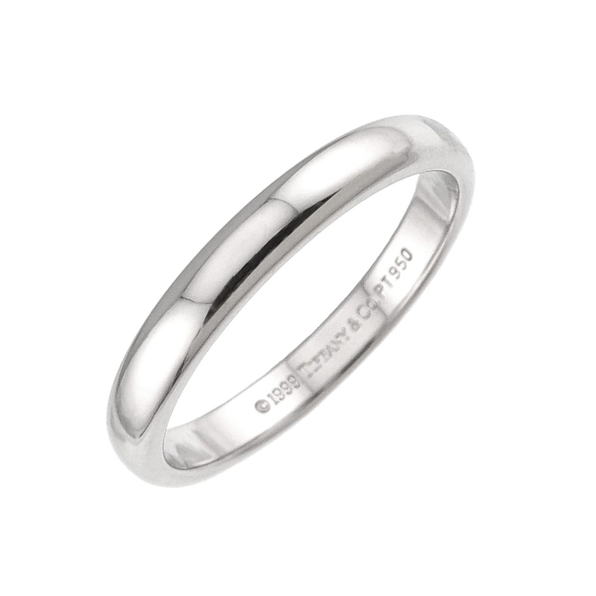 ティファニー TIFFANY&Co. フォーエバー 16号 リング 幅3mm Pt プラチナ 指輪 Forever Ring 90339191