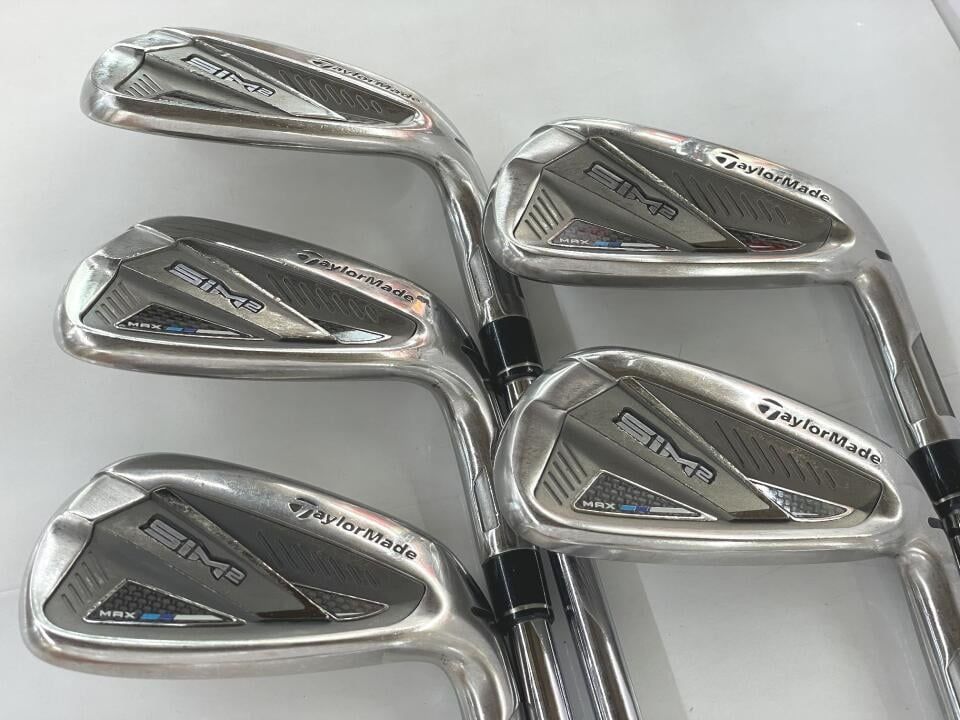 テーラーメイド　SIM2 MAX　KBS MAX MT85 JP　Sフレックス　アイアンセット　中古　ゴルフドゥ！岡山青江店【最短即日発送】