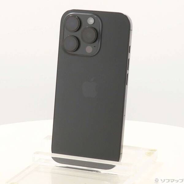 ソフマップ 〔中古品〕 iPhone16 Pro 256GB ブラックチタニウム MYN03J／A SIMフリー【368】