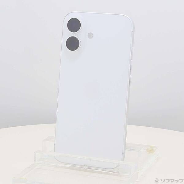 ソフマップ 〔中古品〕 iPhone16 128GB ホワイト MYDR3J／A SIMフリー【349】