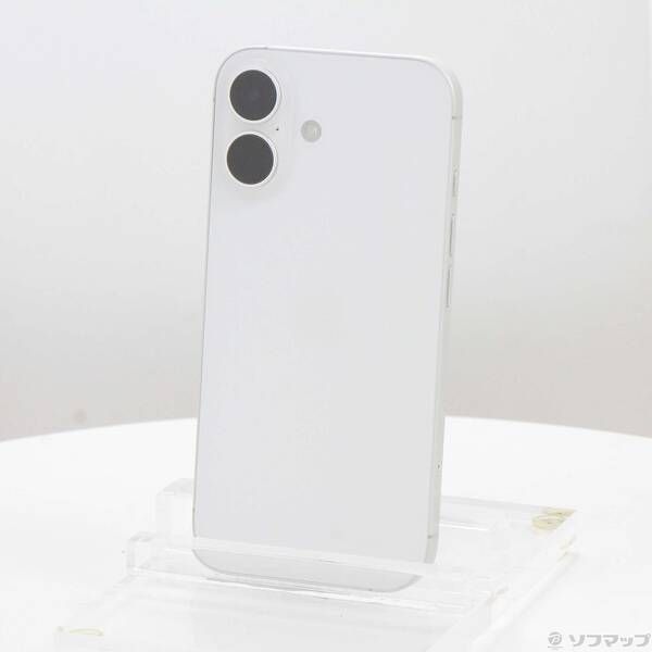 ソフマップ 〔中古品〕 iPhone16 256GB ホワイト MYDX3J／A SIMフリー【198】 79,683円