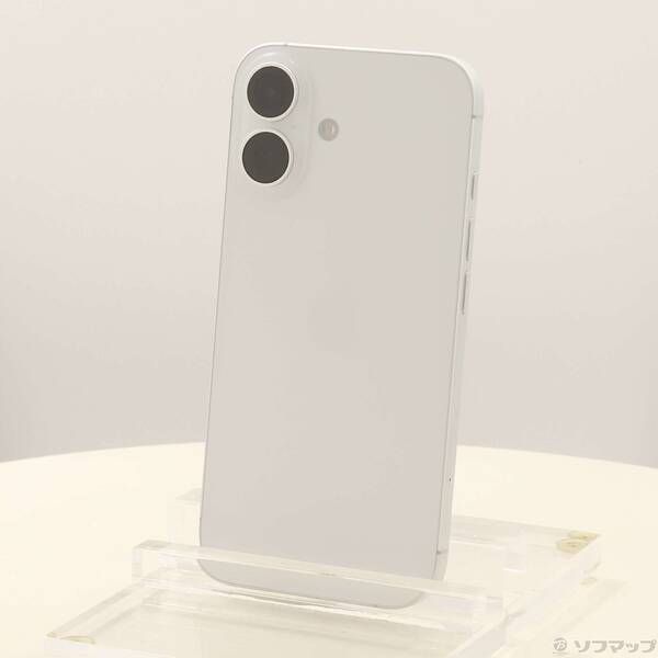 ソフマップ 〔中古品〕 iPhone16 128GB ホワイト MYDR3J／A SIMフリー【258】