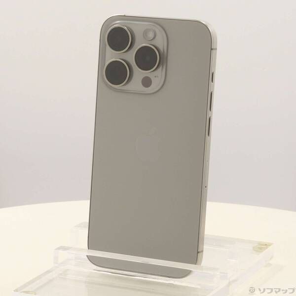 ソフマップ 〔中古品〕 iPhone15 Pro 128GB ナチュラルチタニウム MTU93J／A SIMフリー【258】