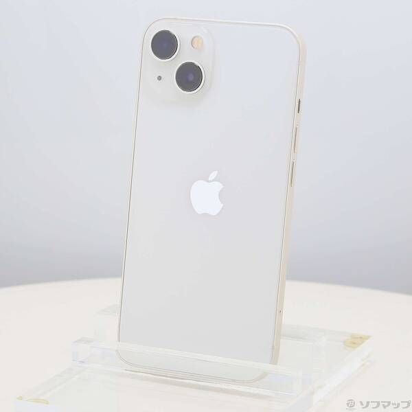 ソフマップ 〔中古品〕 iPhone13 128GB スターライト MLND3J／A SIMフリー【262】