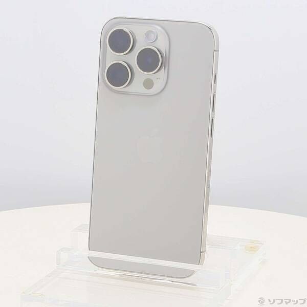 ソフマップ 〔中古品〕 iPhone15 Pro 128GB ナチュラルチタニウム MTU93J／A SIMフリー【198】 61,492円