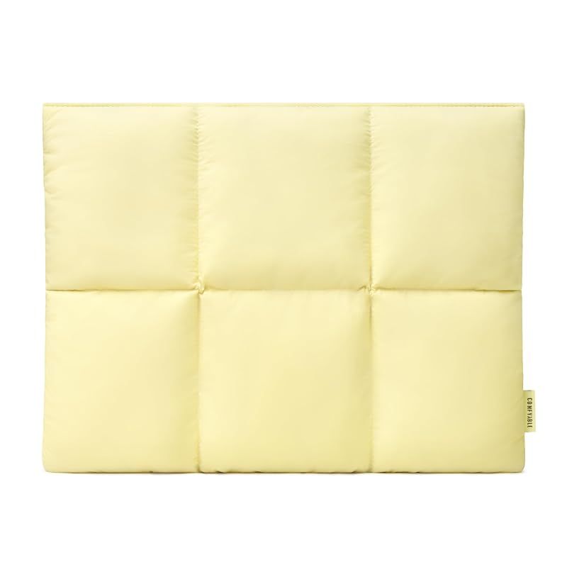 【新品】 Comfyable Puffy ノートパソコンケース 15/16インチ キルティング パファー バッグ MacBook Air 15 M5 A3448 MacBook Pro 16 M5 Pro/Max A3428 A3429 対応, バターイエロー 6,797円