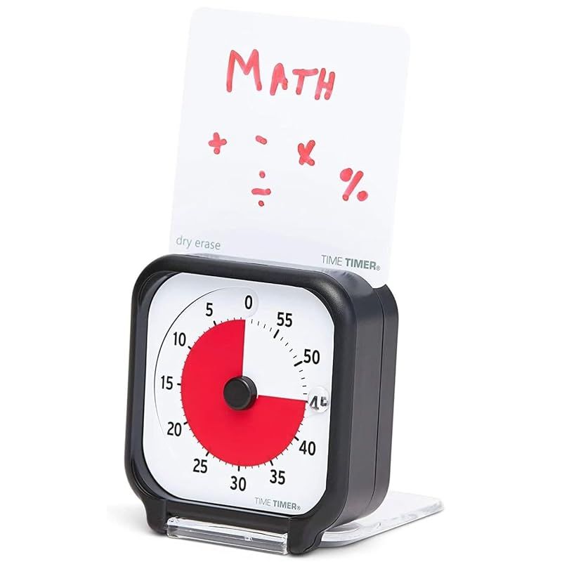 【新品】 TIME TIMER 8cm 60分 タイムタイマー 時間管理 学習タイマー TT03B-W 正規品