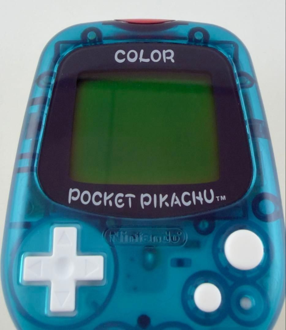 ほぼ新品 ポケットピカチュウ クリアブルー ホワイト セブンイレブン