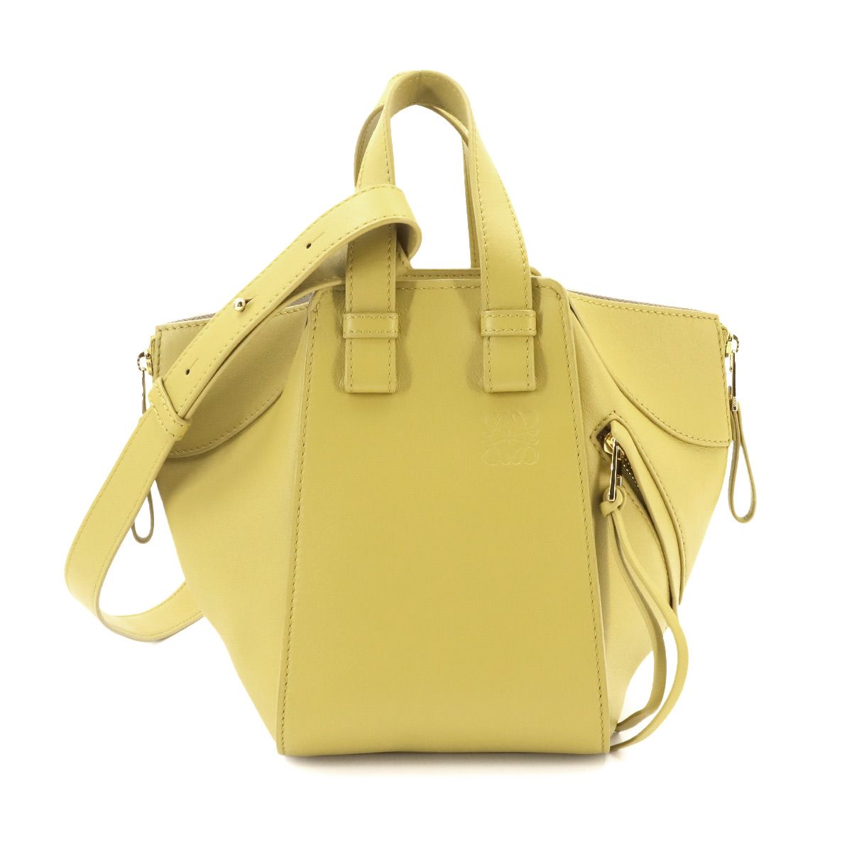 新品同様 ロエベ LOEWE ハンモック コンパクト 2way ハンド ショルダー