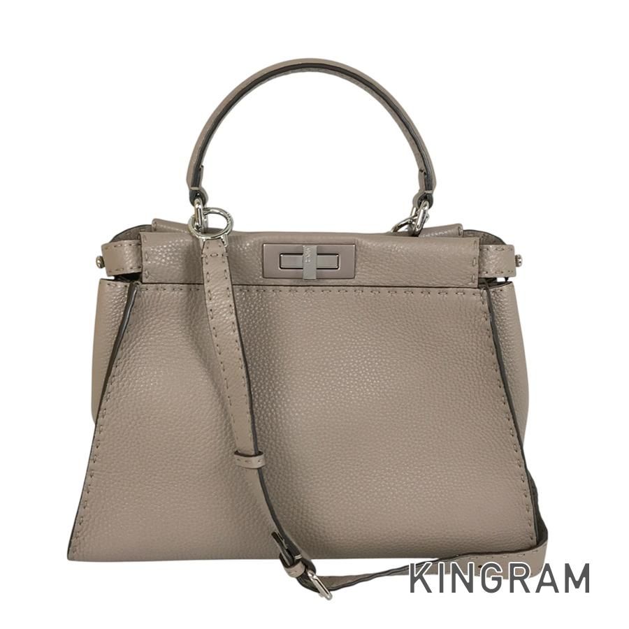 フェンディ FENDI ピーカブー 8BN290 レザー ハンドバッグ ftj【中古】