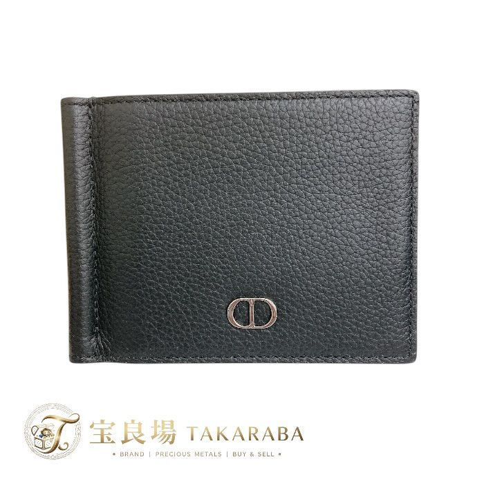 現行 美品 DIOR Dior HOMME ディオール オム CD ロゴ マネークリップ