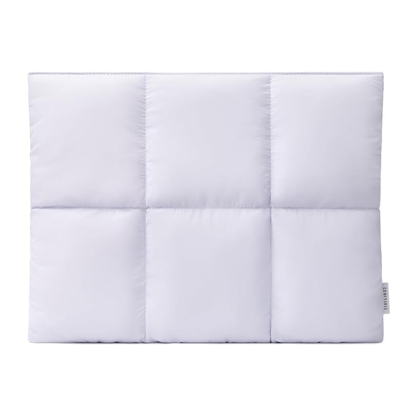 【新品】 Comfyable Puffy ノートパソコンケース 15/16インチ キルティング パファー バッグ MacBook Air 15 M5 A3448 MacBook Pro 16 M5 Pro/Max A3428 A3429 対応, ラベンダー