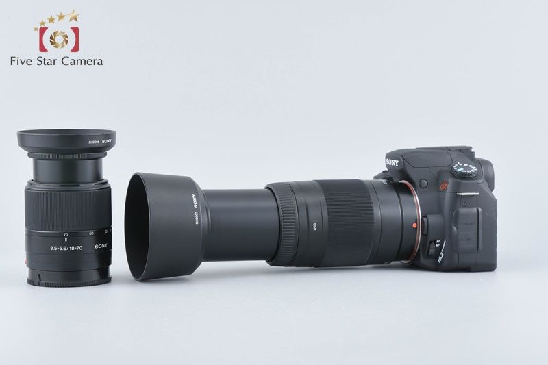 カメラ 【】SONY ソニー α200 DSLR-A200 ダブルズームレンズキット