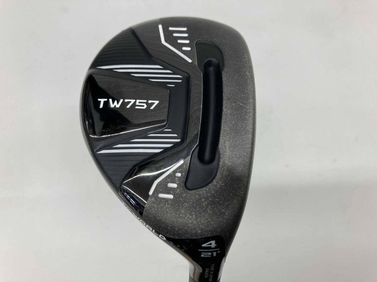 HONMA GOLF TOUR WORLD TW757 ユーティリティ　ホンマ　フレックスＳ　HONMA VIZARD for TW757 50 ヘッドカバー付き