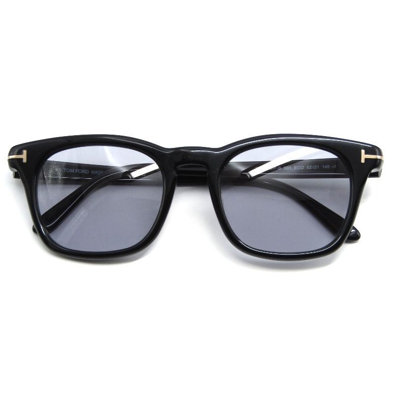 TOM FORD トムフォード サングラス TF5870-F-B イタリア製 スクエア フルフィット 001 ブラック/ゴールド 61006242