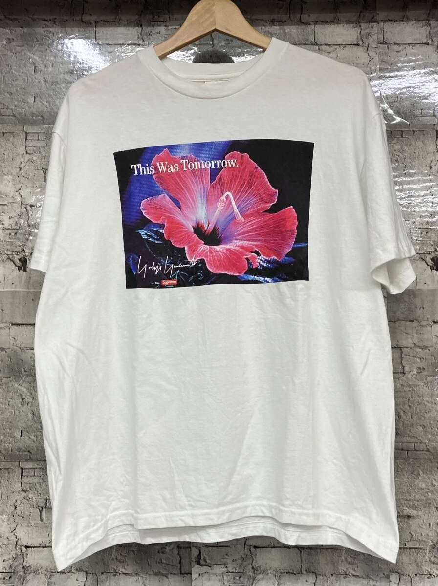 Supreme シュプリーム 半袖Tシャツ yohjiyamamoto this was tomorrow TEE ホワイト サイズM