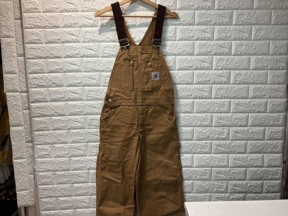 Carhartt カーハート オーバーオール R01-BRN キャメル 30