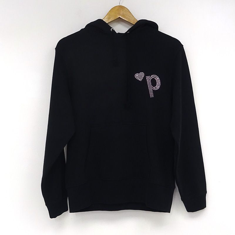 三重店】*p(R)ojectR® パーカー ラインストーン ブラック サイズ：S