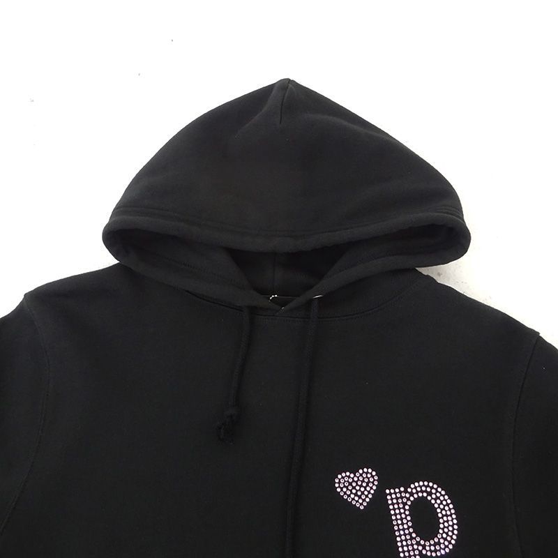 三重店】*p(R)ojectR® パーカー ラインストーン ブラック サイズ：S