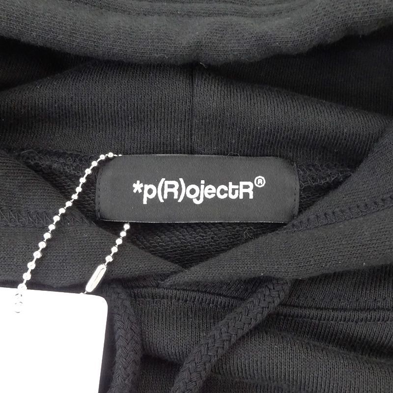 三重店】*p(R)ojectR® パーカー ラインストーン ブラック サイズ：S