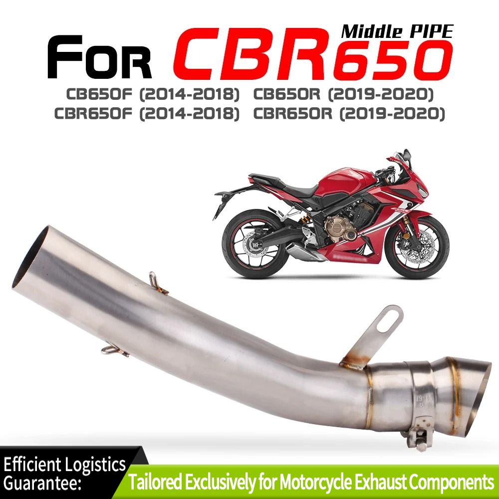 ホンダ CB650 CBR650 2014-2020 用 ステンレス鋼ミドルリンクパイプ排気管
