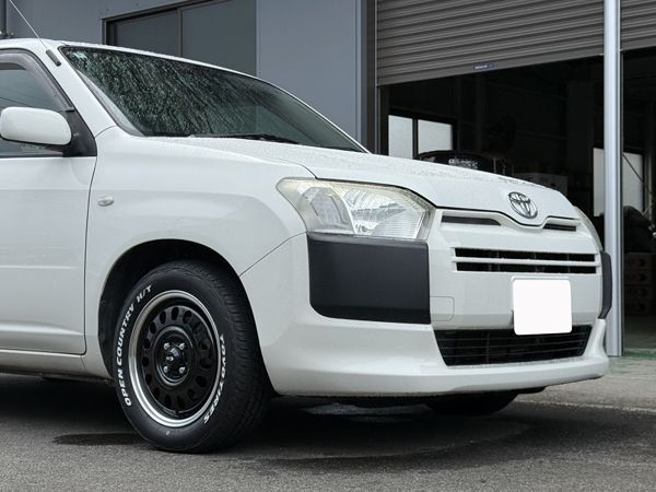 【特価!!未走行/撮影で使用】純正車高装着可能 プロボックス 新品 15インチ タイヤホイール4本セット TOYO OPENCOUNTRY HT 185/60R15 ホワイトレター アウトドア 社用車