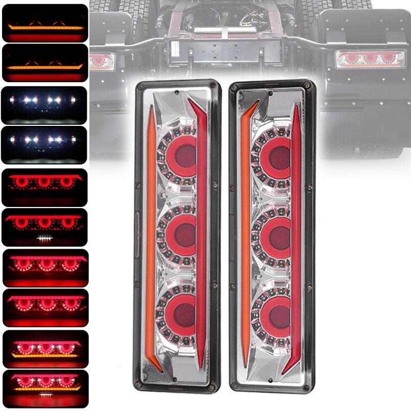 LEDトラックリアテールライト 高輝度ブレーキランニングライト 2個セット