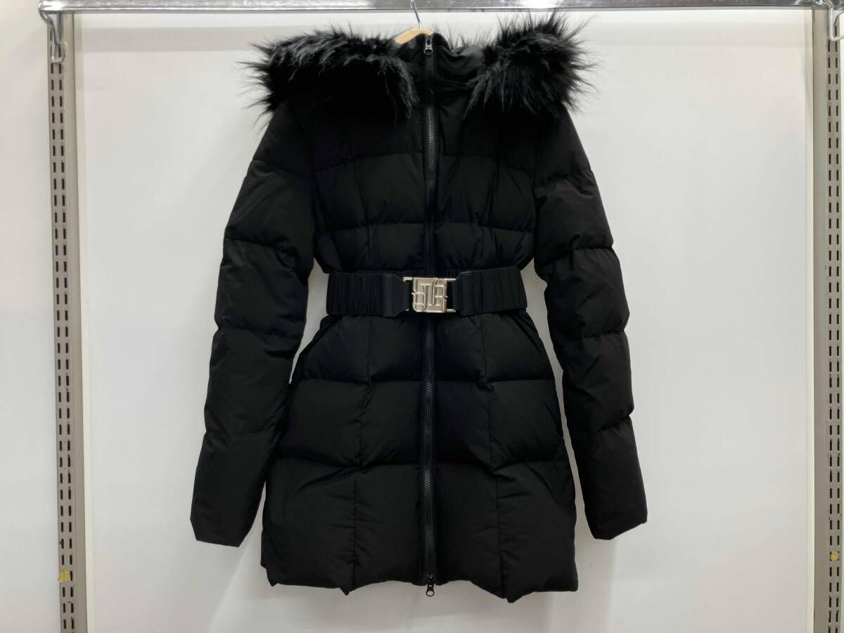 GYDA ジェイダ ベルト付きダウンコート 072450080001-01 ブラック サイズF 7,762円