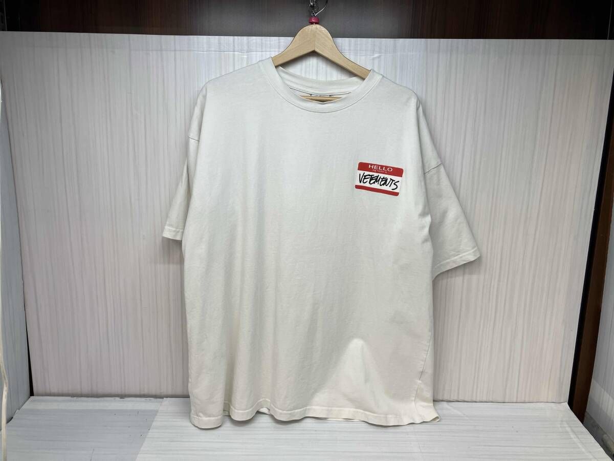 胸部にシミあり Tシャツ/ロンT ホワイト VETDMENTS Tシャツ