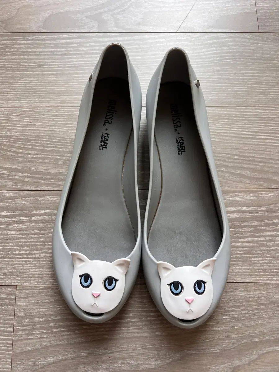 メリッサ Karl Lagerfeld キャット 猫 ゼリーフラットシューズ