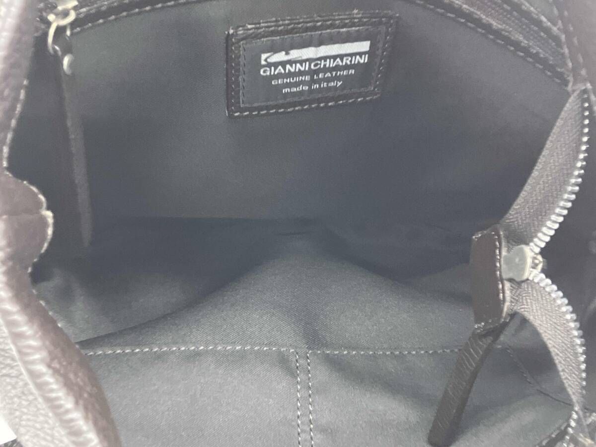 GIANNI CHIARINI ジャンニ キアリーニ ショルダーバッグ ダークブラウン 通年 GIANNI CHIARINI ジャンニ キアリーニ ショルダーバッグ ダークブラウン 通年