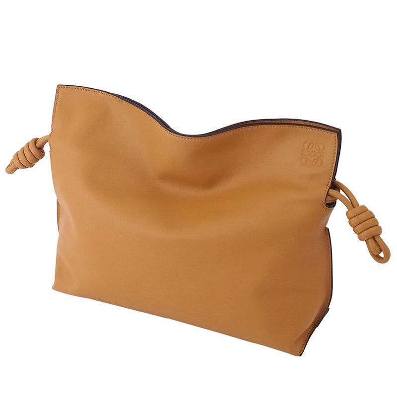 ロエベ LOEWE フラメンコ クラッチ ミディアム ナパレザー ショルダーバッグ ウォームデザート 102,300円