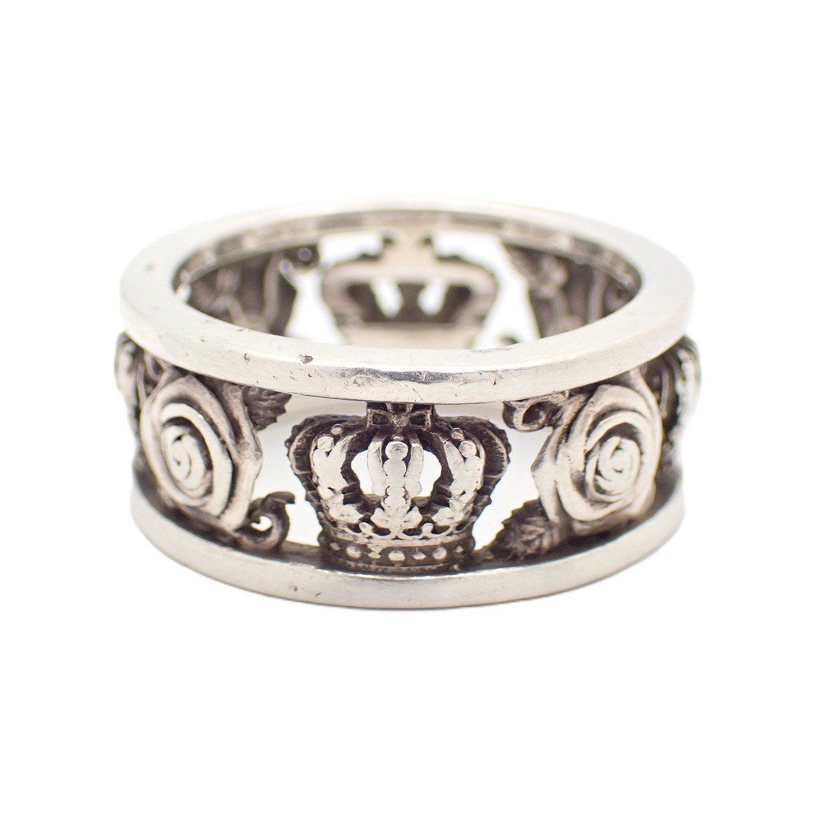 JUSTIN DAVIS JUSTIN DAVIS Rose Crown Ring Silver 925 No. 17 [Ioki Pawn Shop]