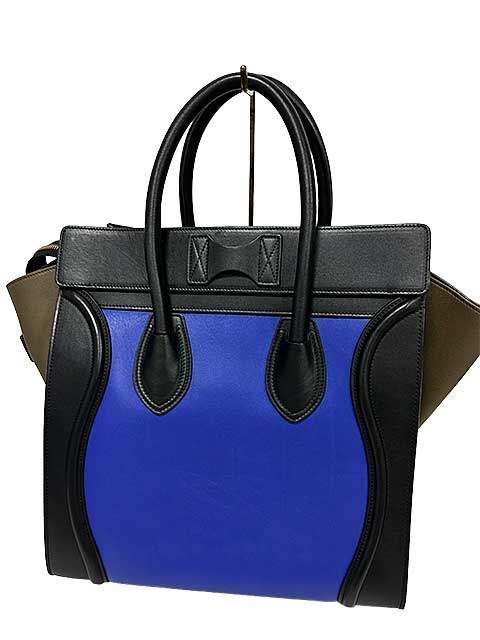 【中古】 CELINE　セリーヌ　 ラゲージ 　ミディアムショッパー 　ハンドバッグ 　トートバッグ　 レザー　 レディース＿s23＿セルモアから出品＿s-1138-r25
