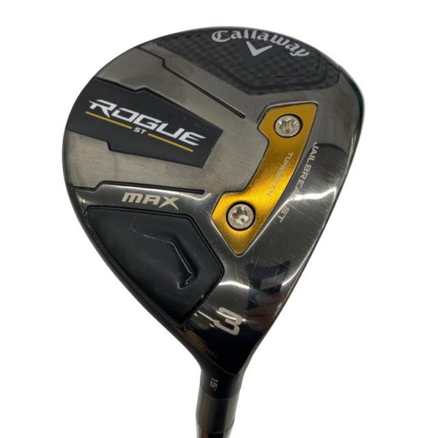 【中古】 キャロウェイ ROGUE ST MAX 3W フェアウェイウッド FW リシャフト (フレックスその他) メンズ 男性用 右利き 右用 Cランク ゴルフクラブ