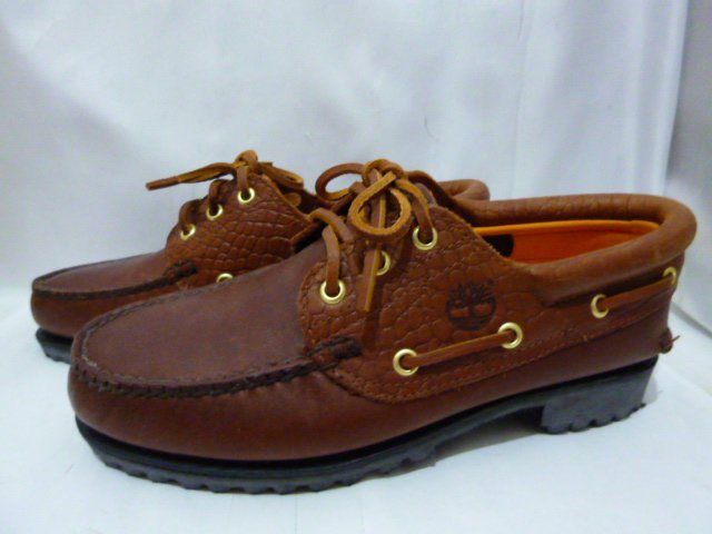 Timberland ティンバーランド 3EYE CLASSIC LUG モカシン デッキシューズ サイズ7.5 ブラウン 箱付き シューズ