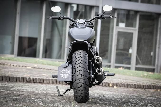 バイク登録プレートホルダー プレートブラケットホルダークローム