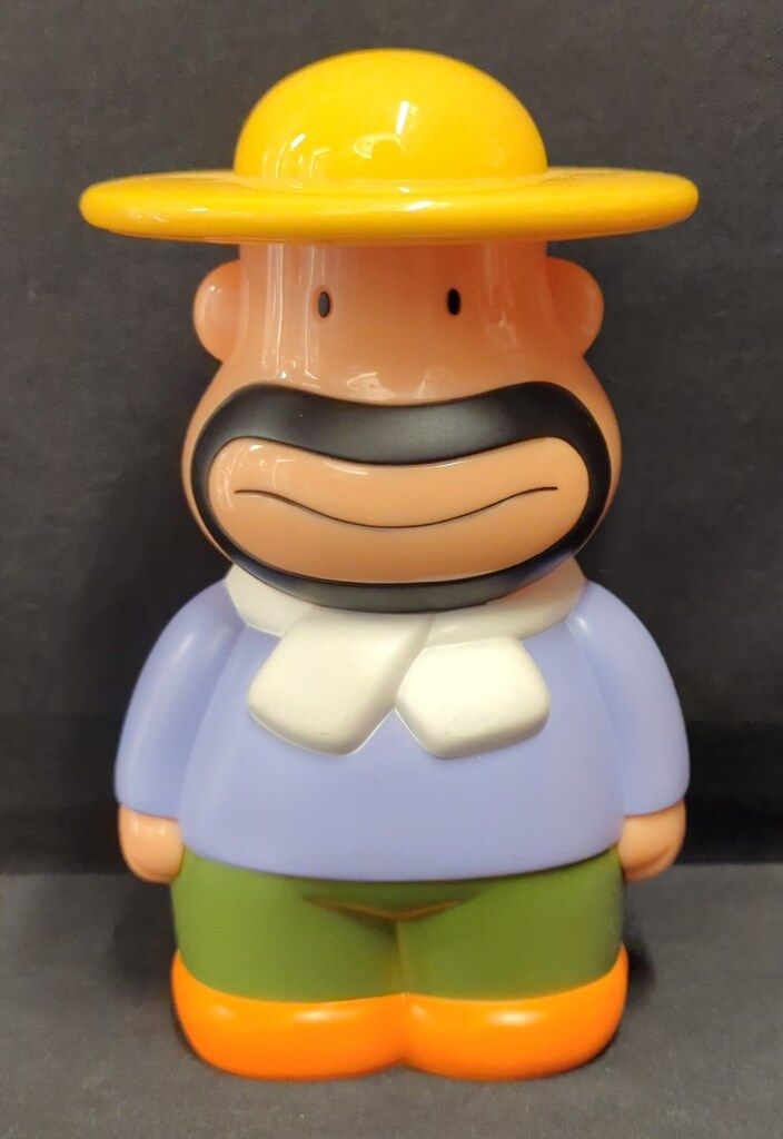 Meiji Confectionery/Nitto/ Nitto Plastic/Piggy Bank Uncle Carl Close Mouth 160mm
